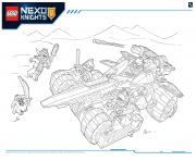 Printable Lego NEXO KNIGHTS products 4 coloring pages