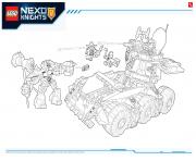 Printable Lego NEXO KNIGHTS products 2 coloring pages