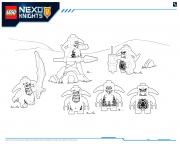 Printable Lego Nexo Knights Monster Productss 6 coloring pages