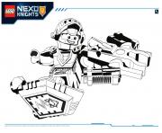 Printable Lego Nexo Knights Aaron 1 coloring pages