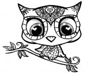 Printable cute bird for girls coloring pages