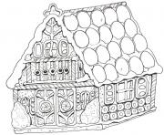 Printable Gingerbread House 10 coloring pages