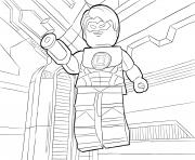 Printable LEGO DC Universe Super Heroes coloring pages