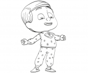 Printable PJ Masks Pajama Heroes coloring pages
