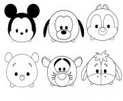 Printable tsum tsum disney colouring pages coloring pages