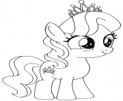 Printable diamond tiara my little pony coloring pages