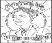 Printable Eleanor Roosevelt coloring pages
