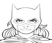 Printable supergirl batgirl coloring pages