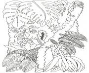 Printable umbrella mural coloring tree trunk 2 by jan brett coloring pages