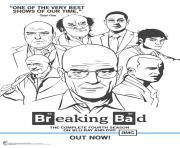 Printable breaking bad poster coloring pages