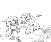 Printable chota bheem and the throne of bali coloring pages
