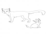 Printable cat template a4 coloring pages