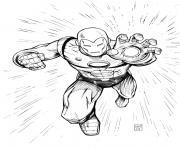 Printable iron man 29 superheros coloring pages