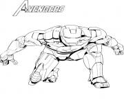 Printable avengers iron man superheros coloring pages