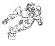 Printable iron man 6 superheros coloring pages