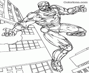 Printable iron man 316 superheros coloring pages
