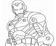 Printable iron man 5 superheros coloring pages