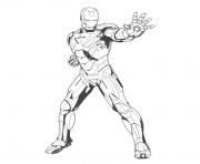 Printable iron man stoppe ses ennemis superheros coloring pages