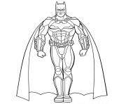 Printable batman ami de iron man superheros coloring pages