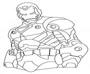 Printable Iron Man a4 avengers marvel coloring pages