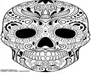 De Los Muertos Calavera Coloring Pages Printable Sugar Skulls Day