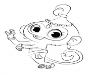 Printable Drawing Tala from Shimmer and Shine coloring pages