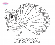 Printable Shimmer And Shine Roya coloring pages
