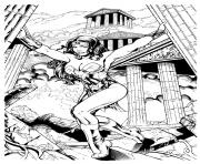 Printable kevin sharpe wonder woman inks by frisbeegod dc comics coloring pages