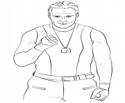 Printable wwe dean ambrose coloring page coloring pages