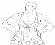 Printable Wrestling Star WWE coloring pages
