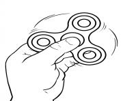 Printable fidget spinner with hand coloring pages