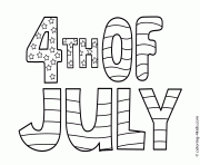 Printable 4th of july celebration 2 coloring pages