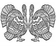 Printable thanksgiving adults difficult coloring pages
