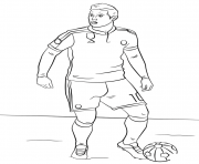 Printable james rodriguez soccer coloring pages