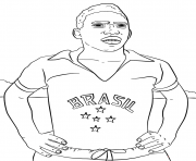 Printable pele soccer coloring pages