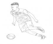 Printable stephan el shaarawy soccer coloring pages