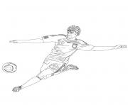 Printable thomas muller soccer coloring pages