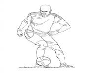 Printable zinedine zidane France soccer coloring pages
