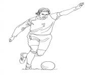 Printable david beckham soccer coloring pages