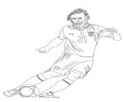 Printable andrea pirlo soccer coloring pages