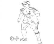 Printable football xabi real madrid soccer coloring pages