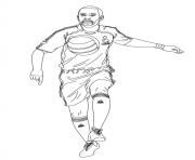 Printable thierry henry france soccer coloring pages