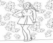 Printable ariana grande celebrity coloring pages