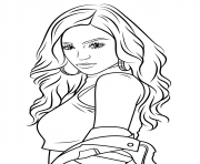 Printable cher lloyd celebrity coloring pages