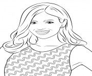 Printable victoria justice celebrity coloring pages
