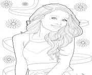 Printable ariana grande coloring pages