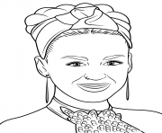 Printable katy perry celebrity coloring pages