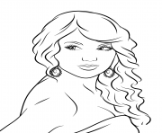 Printable taylor swift coloring pages