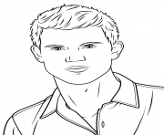 Printable taylor lautner coloring pages
