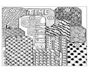 Printable adult zentangle by cathym 7 coloring pages